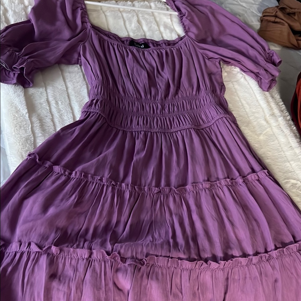 Elegant Purple Women's Dress
